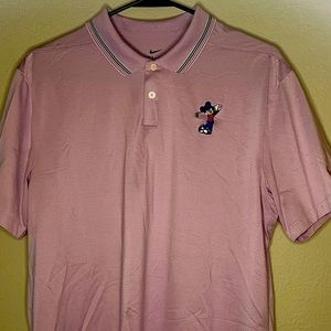 Nike DriFit Polo with Disney's Mickey logo